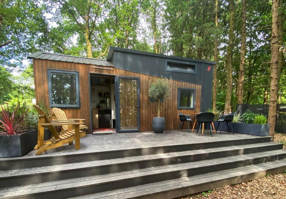 Tiny House Sur Terrain Boise A 10 Mn De La Mer Férel Exteriör bild